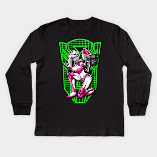 Autobot Warrior Arcee Kids Long Sleeve T-Shirt